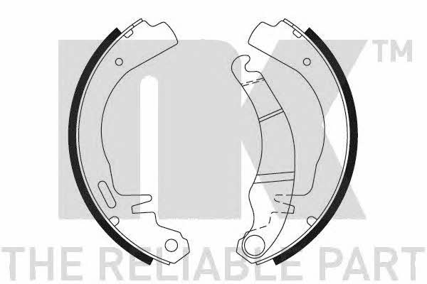 NK 2736223 Parking brake shoes 2736223: Buy near me at 2407.PL in Poland at an Affordable price!