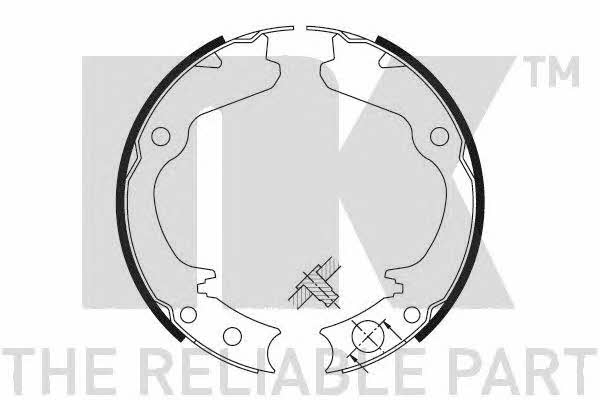 NK 2744646 Parking brake shoes 2744646: Buy near me at 2407.PL in Poland at an Affordable price!