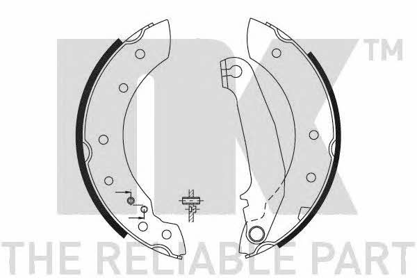 NK 2748516 Brake shoe set 2748516: Buy near me in Poland at 2407.PL - Good price!