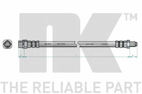 NK 851517 Bremsschlauch 851517: Kaufen Sie zu einem guten Preis in Polen bei 2407.PL!