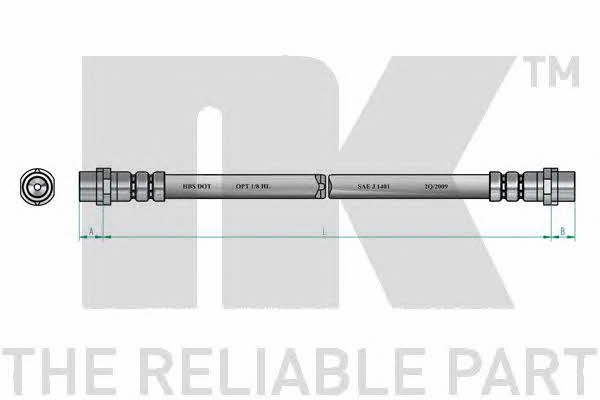 NK 8547106 Brake Hose 8547106: Buy near me in Poland at 2407.PL - Good price!