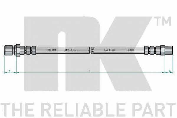 NK 8547121 Brake Hose 8547121: Buy near me in Poland at 2407.PL - Good price!