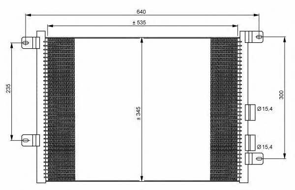NRF Радиатор кондиционера (Конденсатор) – цена 296 PLN