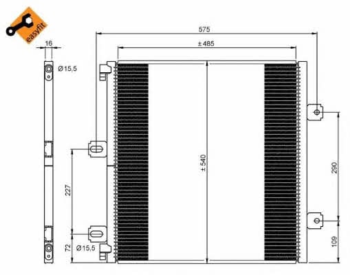 NRF 35901 Cooler Module 35901: Buy near me at 2407.PL in Poland at an Affordable price!