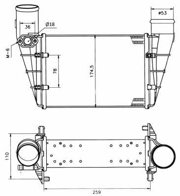 NRF Ladeluftkühler – Preis 243 PLN