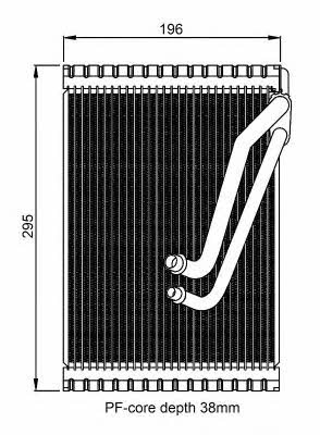 NRF Air conditioner evaporator – price 475 PLN