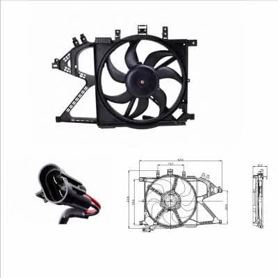 NRF 47012 Hub, engine cooling fan wheel 47012: Buy near me at 2407.PL in Poland at an Affordable price!