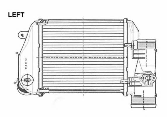 NRF Chłodnica powietrza doładowującego (intercooler) – cena 408 PLN