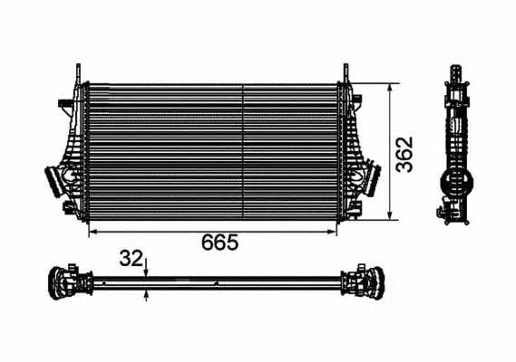 NRF 30796 Intercooler, charger 30796: Buy near me in Poland at 2407.PL - Good price!