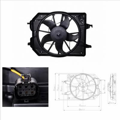 NRF 47021 Hub, engine cooling fan wheel 47021: Buy near me in Poland at 2407.PL - Good price!
