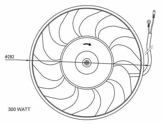 NRF 47072 Hub, engine cooling fan wheel 47072: Buy near me in Poland at 2407.PL - Good price!