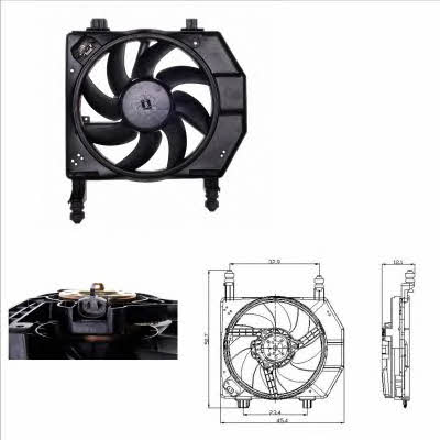 NRF 47077 Hub, engine cooling fan wheel 47077: Buy near me in Poland at 2407.PL - Good price!