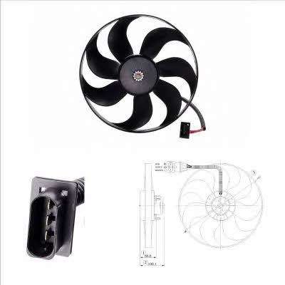 NRF 47204 Hub, engine cooling fan wheel 47204: Buy near me in Poland at 2407.PL - Good price!