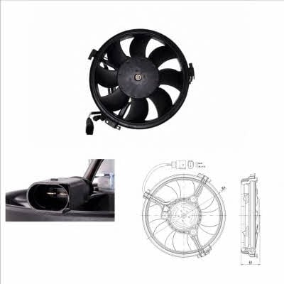 NRF 47208 Hub, engine cooling fan wheel 47208: Buy near me in Poland at 2407.PL - Good price!