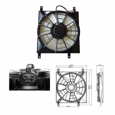 NRF 47257 Hub, engine cooling fan wheel 47257: Buy near me in Poland at 2407.PL - Good price!