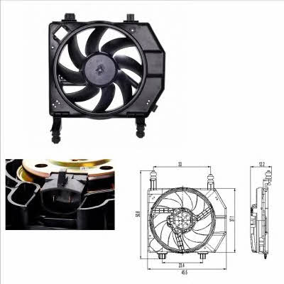 NRF 47261 Hub, engine cooling fan wheel 47261: Buy near me in Poland at 2407.PL - Good price!