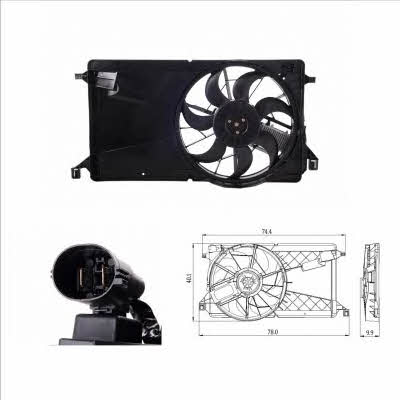 NRF 47291 Hub, engine cooling fan wheel 47291: Buy near me in Poland at 2407.PL - Good price!