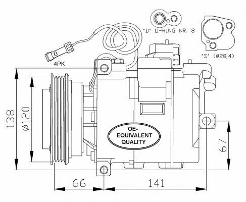 NRF 32104 Kompressor klimaanlage 32104: Kaufen Sie zu einem guten Preis in Polen bei 2407.PL!