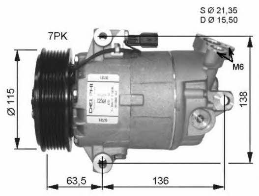 NRF 32472G Compressor, air conditioning 32472G: Buy near me in Poland at 2407.PL - Good price!