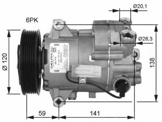 NRF 32487G Compressor, air conditioning 32487G: Buy near me at 2407.PL in Poland at an Affordable price!