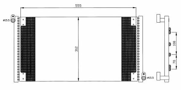 NRF 35497 Cooler Module 35497: Buy near me in Poland at 2407.PL - Good price!