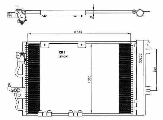 NRF 35554 Cooler Module 35554: Buy near me in Poland at 2407.PL - Good price!