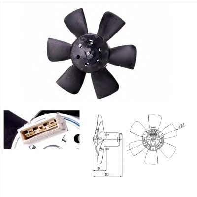 NRF 47391 Hub, engine cooling fan wheel 47391: Buy near me in Poland at 2407.PL - Good price!