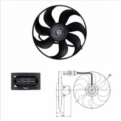 NRF 47397 Hub, engine cooling fan wheel 47397: Buy near me in Poland at 2407.PL - Good price!