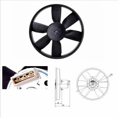 NRF 47402 Hub, engine cooling fan wheel 47402: Buy near me in Poland at 2407.PL - Good price!