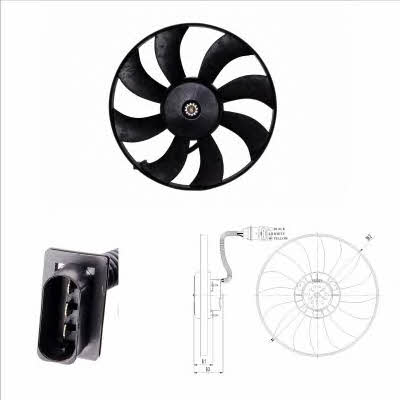 NRF 47410 Hub, engine cooling fan wheel 47410: Buy near me in Poland at 2407.PL - Good price!