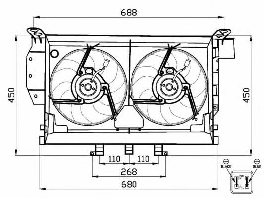 NRF 47503 Nabe, Lüfterrad-Motorkühlung 47503: Kaufen Sie zu einem guten Preis in Polen bei 2407.PL!