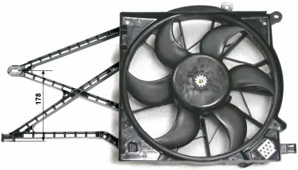 Hub, engine cooling fan wheel NRF 47582