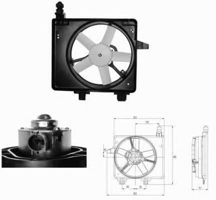 NRF 47680 Hub, engine cooling fan wheel 47680: Buy near me in Poland at 2407.PL - Good price!