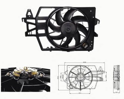 NRF 47683 Hub, engine cooling fan wheel 47683: Buy near me in Poland at 2407.PL - Good price!
