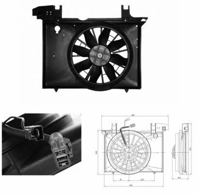 NRF 47703 Hub, engine cooling fan wheel 47703: Buy near me in Poland at 2407.PL - Good price!