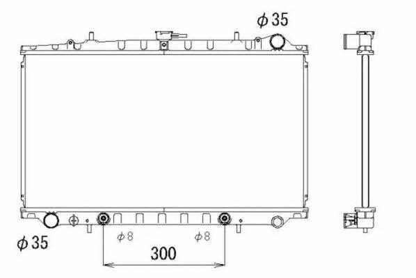 NRF 516718 Радіатор охолодження двигуна 516718: Приваблива ціна - Купити у Польщі на 2407.PL!