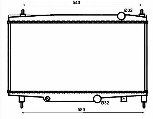 NRF 53081 Kühler motorkühlung 53081: Kaufen Sie zu einem guten Preis in Polen bei 2407.PL!