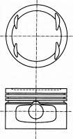 Nural 87-110900-00 Piston 8711090000: Buy near me in Poland at 2407.PL - Good price!