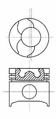 Nural 87-142500-00 Piston 8714250000: Buy near me in Poland at 2407.PL - Good price!