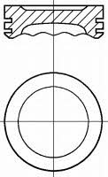Nural 87-520107-00 Поршень 8752010700: Отличная цена - Купить в Польше на 2407.PL!