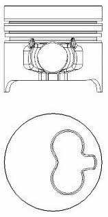 Nural 87-336507-00 Piston 8733650700: Buy near me in Poland at 2407.PL - Good price!