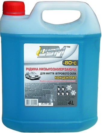 O S M 4820168980145 Winter windshield washer fluid, concentrate, -80 °C, 4l 4820168980145: Buy near me in Poland at 2407.PL - Good price!