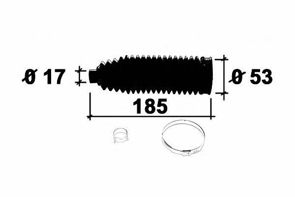 Ocap 0902491 Bellow kit, steering 0902491: Buy near me in Poland at 2407.PL - Good price!