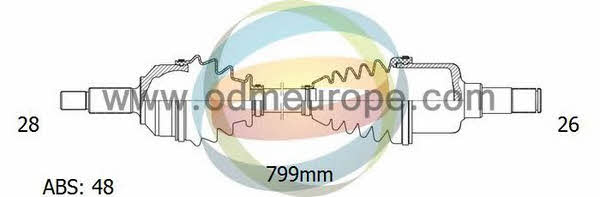 Odm-multiparts 18-011201 Antriebswelle 18011201: Kaufen Sie zu einem guten Preis in Polen bei 2407.PL!