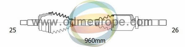 Odm-multiparts 18-012480 Drive shaft 18012480: Buy near me in Poland at 2407.PL - Good price!