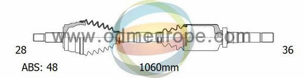 Odm-multiparts 18-012661 Drive shaft 18012661: Buy near me in Poland at 2407.PL - Good price!