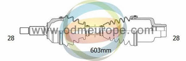 Odm-multiparts 18-052030 Drive shaft 18052030: Buy near me in Poland at 2407.PL - Good price!