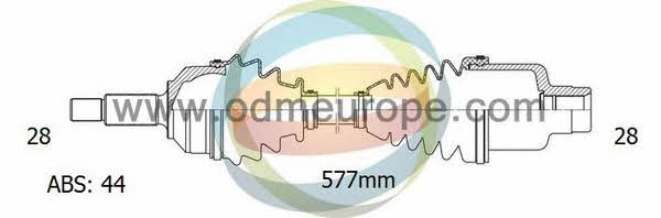 Odm-multiparts 18-052051 Вал привідний 18052051: Приваблива ціна - Купити у Польщі на 2407.PL!