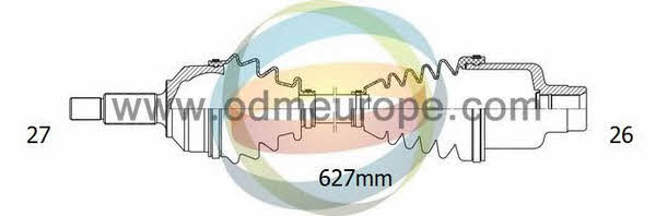 Odm-multiparts 18-081130 Drive shaft 18081130: Buy near me in Poland at 2407.PL - Good price!