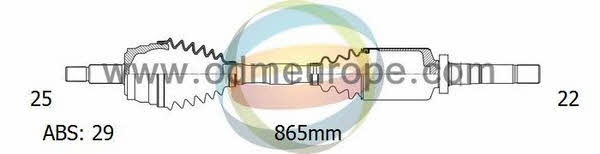 Odm-multiparts 18-162051 Drive shaft 18162051: Buy near me in Poland at 2407.PL - Good price!